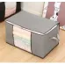 Коробка складная для хранения вещей 60х38х35 см Stenson WHW64803-44 серый