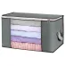 Коробка складная для хранения вещей 60х38х35 см Stenson WHW64803-44 серый