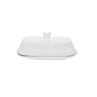 Маслянка керамічна 18,8х12,9х7,5 см Maestro MR-20002-45 White Маслянка керамічна 18,8х12,9х7,5 см Maestro MR-20002-45 White