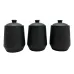Набор керамических емкостей 3 шт Maestro MR-20001-03 Black