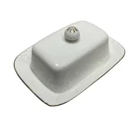 Масленка фарфоровая 18,5х13,5х8,5 см S&T 2255