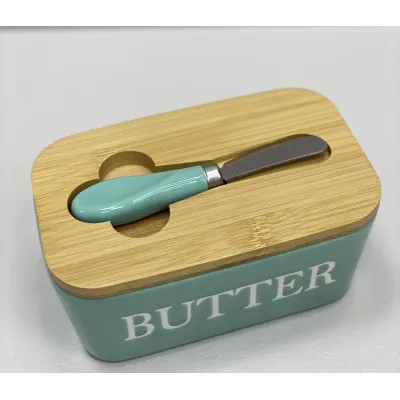 Маслянка керамічна з ножем Butter A-PLUS 0480 21354 Маслянка керамічна з ножем Butter A-PLUS 0480 21354