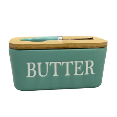 Масленка керамическая с ножом Butter A-PLUS 0480 21354