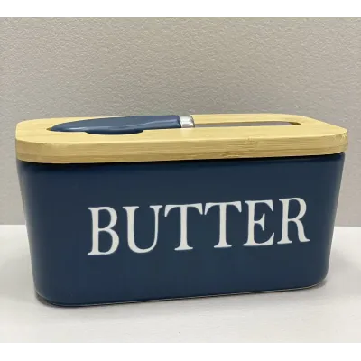 Масленка керамическая с ножом Butter A-PLUS 0480 21355