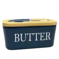 Маслянка керамічна з ножем Butter A-PLUS 0480 21355