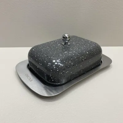 Маслянка з нержавіючої сталі 18,6х12,2х7,5 см Oscar Master OSR-5009/1