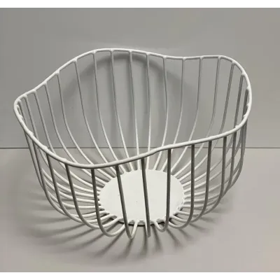 Кошик для фруктів DECOR Хвиля 25х24,5х13 см 1005 білий