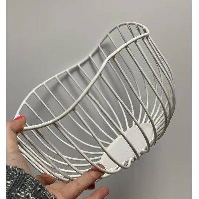 Кошик для фруктів DECOR Хвиля 25х24,5х13 см 1005 білий