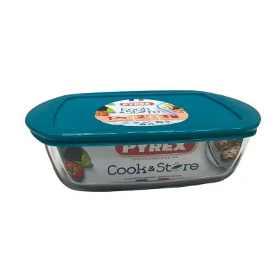 Форма стеклянная с пластиковой крышкой для выпечки 23х15х6,5 см Pyrex 215P000