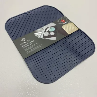 Сушка-килимок для посуду 36х28 см Titiz Plastik GP-148 сірий