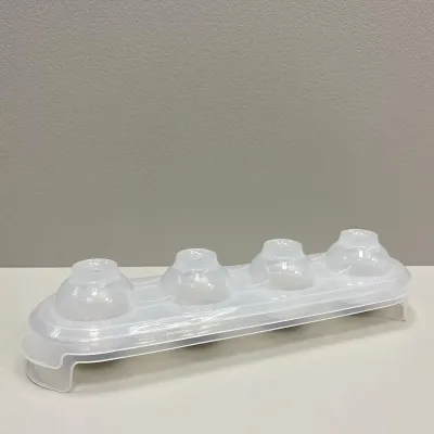Форма для льда и фруктов 26х7х5,5 см Titiz Plastik AP-9510 прозрачный с розовым