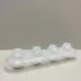 Форма для льда и фруктов 26х7х5,5 см Titiz Plastik AP-9510 прозрачный с розовым