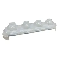 Форма для льда и фруктов 26х7х5,5 см Titiz Plastik AP-9510 прозрачный с голубым