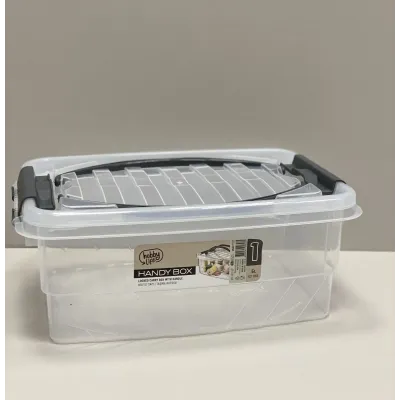 Контейнер пластиковий з кришкою Handy Box 5 л 31.5х21.5х12,5 см Hobby Life 021165