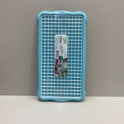 Сушка для посуды 22,4х40,5х1,6 см Hobby Life 04 1311 голубой с белым Сушка для посуды 22,4х40,5х1,6 см Hobby Life 04 1311 голубой с белым
