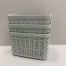 Набір кошиків 3 шт 165х125х107 мм 1,5 л Ucsan plastik M-3926 Набір кошиків 3 шт 165х125х107 мм 1,5 л Ucsan plastik M-3926