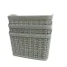 Набір кошиків 3 шт 165х125х107 мм 1,5 л Ucsan plastik M-3926