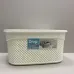 Кошик з кришкою 33х24х16,5 см 9 л Ucsan Plastik М-1164 білий