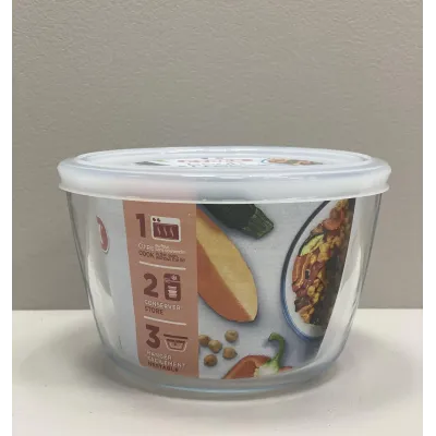 Контейнер скляний з кришкою 1,1 л Pyrex Cook&Freez 154P001 Контейнер скляний з кришкою 1,1 л Pyrex Cook&Freez 154P001
