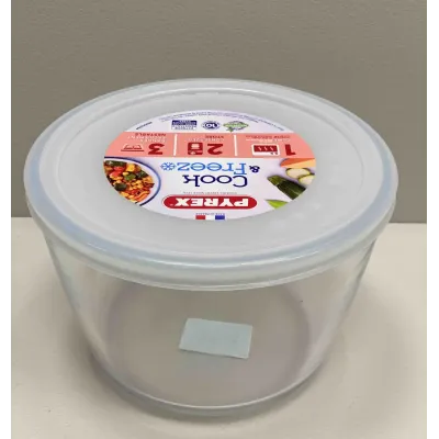 Контейнер стеклянный с крышкой 1,6л Pyrex Cook&Freez 155P001