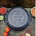 Котелок чугунный с крышкой-сковородой 4 л 24 см Maysternya V4CP