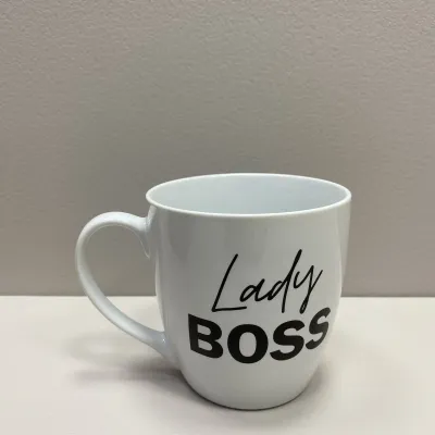 Чашка керамічна 500 мл Lady Boss Kvarta 5098 Чашка керамічна 500 мл Lady Boss Kvarta 5098
