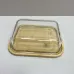 Блюдо-сырница бамбуковая со стеклянной крышкой 23,7х18,1х7,4 см OLens O102-630