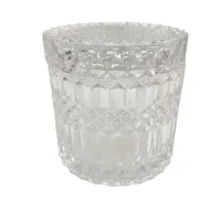 Цукорниця скляна OLens Прозоре задзеркалля 10,5х10,5 см O102-301