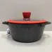 Кастрюля алюминиевая 22 см 3 л со стеклянной крышкой Bohmann BH-7353-22