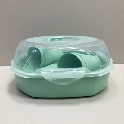 Набір для пікніка 4 персони 21 предмет Ucsan Plastik M-761 бірюзовий