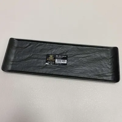 Блюдо прямокутне фарфорове 30,2х9,9 см Wilmax Slatestone Black 661102 Блюдо прямокутне фарфорове 30,2х9,9 см Wilmax Slatestone Black 661102