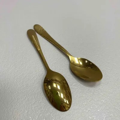 Набір кавових ложок 11,5 см 2 шт Wilmax Gold WL-999235