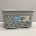Кошик з кришкою 33х24х16,5 см 9 л Ucsan Plastik М-1164 сірий