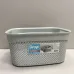 Кошик з кришкою 33х24х16,5 см 9 л Ucsan Plastik М-1164 сірий