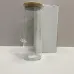 Глечик скляний з кришкою 1000 мл Арроу-бамбо OLens 102-720