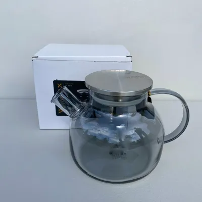 Чайник для заваривания 950 мл с металлической крышкой Wilmax Thermo Smoky Grey 8888100002