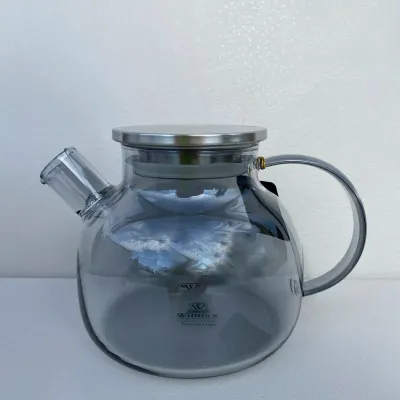 Чайник для заваривания 950 мл с металлической крышкой Wilmax Thermo Smoky Grey 8888100002