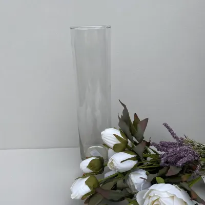 Ваза скляна циліндр 8,9х30 см OLens 52422813 Ваза скляна циліндр 8,9х30 см OLens 52422813