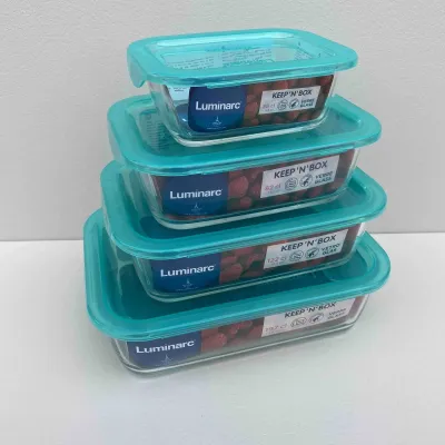Набір контейнерів 380/820/1220/1970 мл Luminarc Keep'n Box