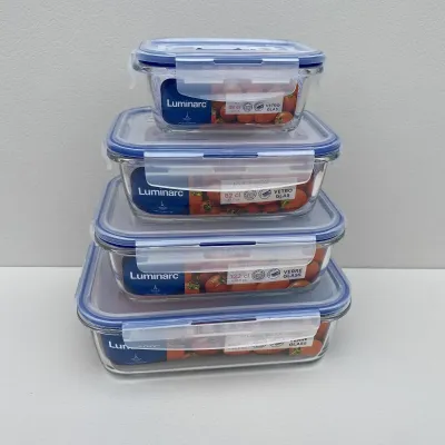 Набор контейнеров 380/820/1220/1970 мл Luminarc Pure Box