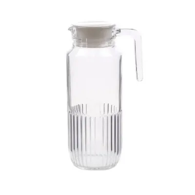 Глек скляний з кришкою 1,3 л Luminarc Gridz Fridge Q3653 Глек скляний з кришкою 1,3 л Luminarc Gridz Fridge Q3653