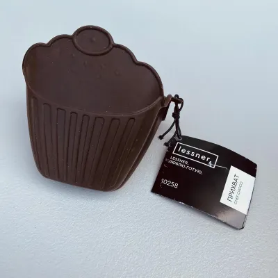 Прихватка силіконова 10,5х10,5 см Lessner Chef Choco 10258