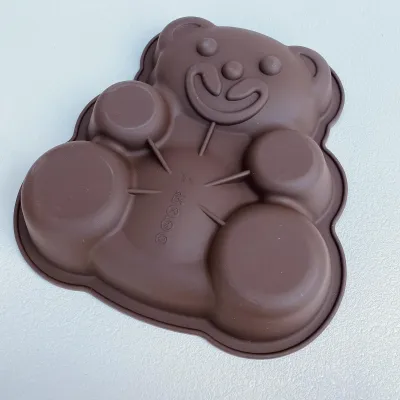 Форма силиконовая для выпечки Мишка 24х24х4,7 см Lessner Chef Choco 10248 Форма силиконовая для выпечки Мишка 24х24х4,7 см Lessner Chef Choco 10248