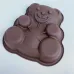 Форма силиконовая для выпечки Мишка 24х24х4,7 см Lessner Chef Choco 10248 Форма силиконовая для выпечки Мишка 24х24х4,7 см Lessner Chef Choco 10248