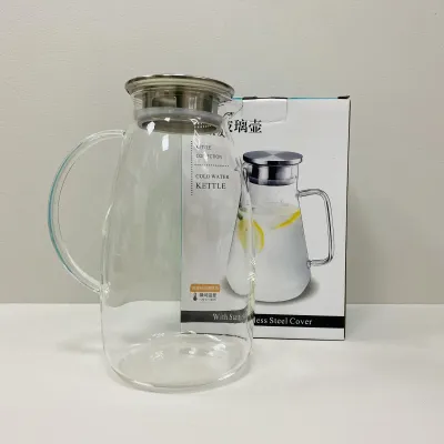 Глек скляний з металевою кришкою 2,2 л Stenson R92796