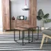 Стол журнальный Art In Head 2в1 Ascet 53x53x53 см Дуб Барокко янтарный (AS14080000030)