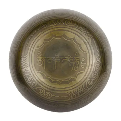 Співоча чаша Тибетська Kailash Ганеш 180х180х82 мм Бронзовий (27698)