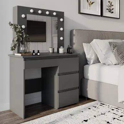Стіл туалетний Art in Head Beauty 940х430х1400 мм сірий (TB31070700000) Стіл туалетний Art in Head Beauty 940х430х1400 мм сірий (TB31070700000)
