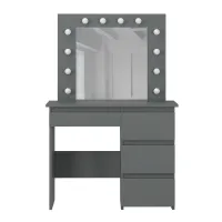 Стіл туалетний Art in Head Beauty 940х430х1400 мм сірий (TB31070700000) Стіл туалетний Art in Head Beauty 940х430х1400 мм сірий (TB31070700000)