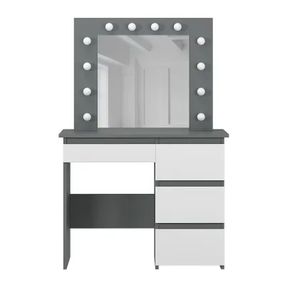 Стол туалетный Art in Head Beauty 940х430х1400 мм серый Белый бриллиант (TB31070100000)